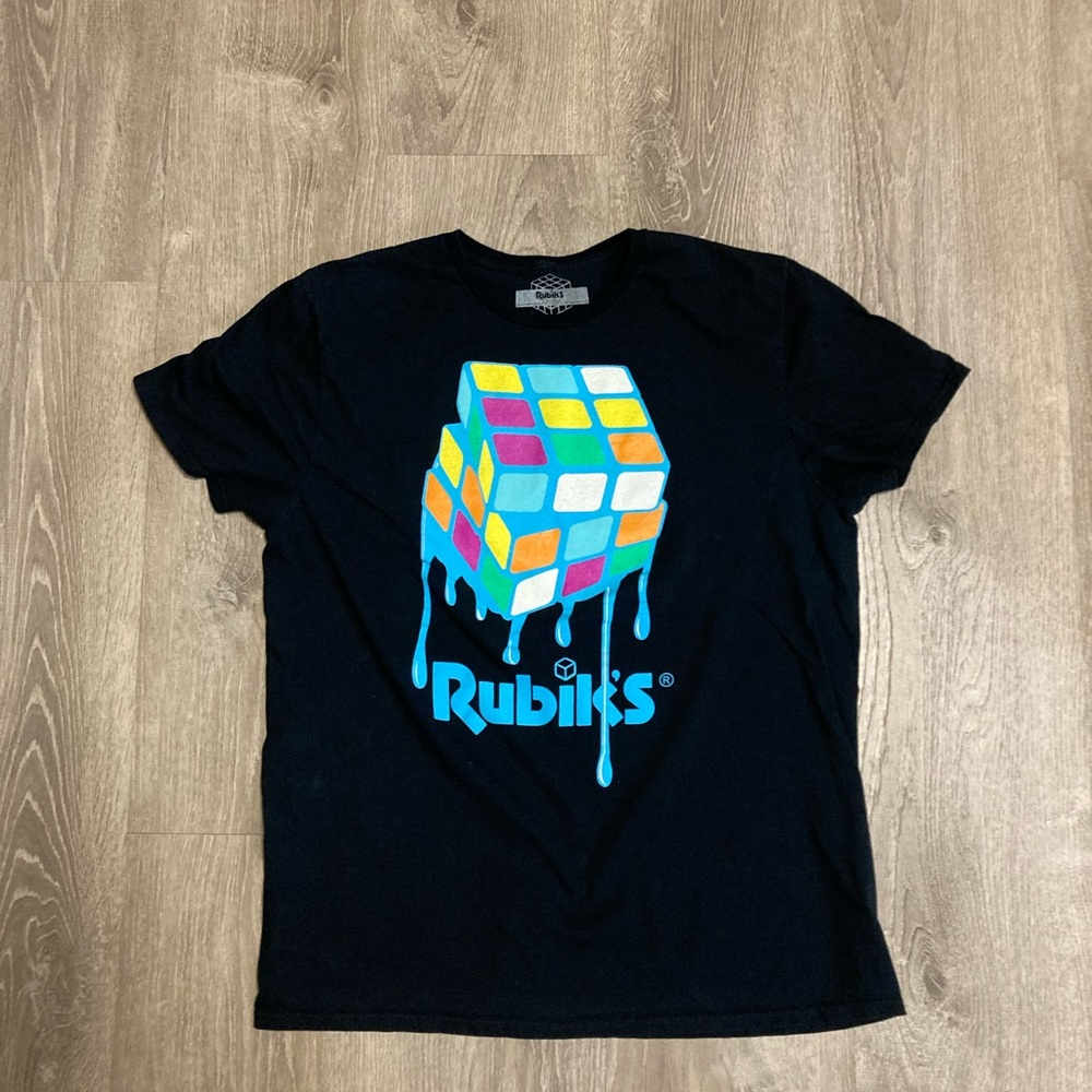 Rubik’s T Shirt XL Black - Picture 1 of 3